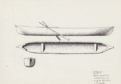 183 Giamaica - barca monossile rustafariana di origine africana a Kingston